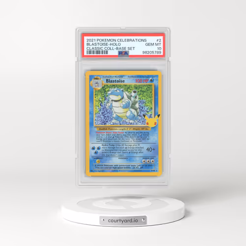 2021 Pokémon Celebrations Classic Collection #2 Blastoise - Holo (PSA 10 GEM MINT)