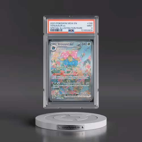2023 Pokémon Mew EN-151 #198 Venusaur EX - Holo Special Illustration Rare (PSA 9 MINT)