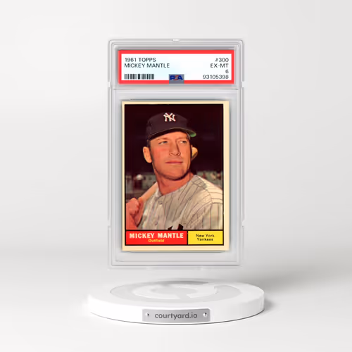 1961 Topps #300 Mickey Mantle (PSA 6 EX-MT)