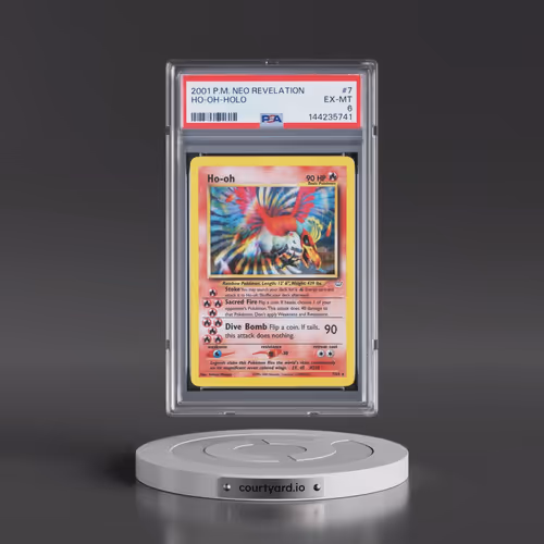 2001 Pokémon Neo Revelation #7 HO-Oh - Holo (PSA 6 EX-MT)