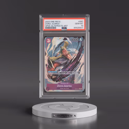2023 One Piece Awakening of the New Era #067 Zoro-Juurou - Alternate Art (PSA 10 GEM MINT)