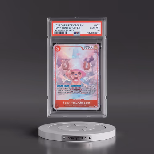 2024 One Piece OP08-Two Legends #007 Tony Tony Chopper - Alternate Art (PSA 10 GEM MINT)
