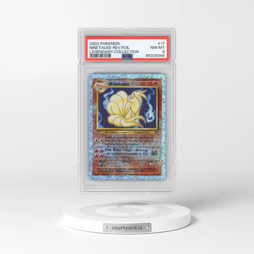 2002 Pokémon Legendary Collection #17 Ninetales - Reverse Foil (PSA 8 NM-MT)