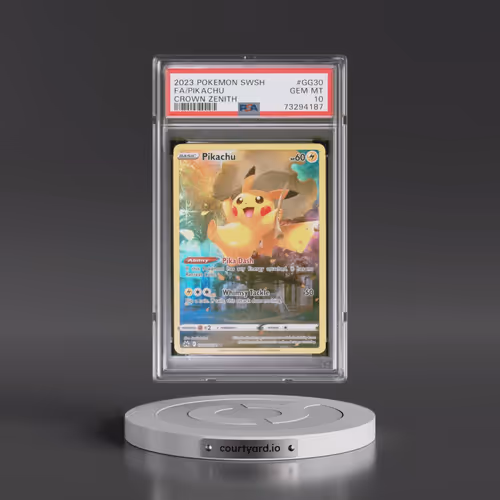 2023 Pokémon Sword and Shield Crown Zenith #GG30 Pikachu - Full Art (PSA 10 GEM MINT)