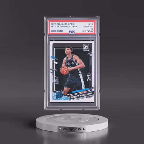 2023 Panini Donruss Optic #225 Victor Wembanyama (PSA 10 GEM MINT)