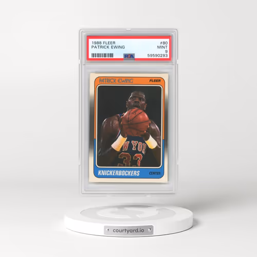 1988 Fleer #80 Patrick Ewing (PSA 9 MINT)