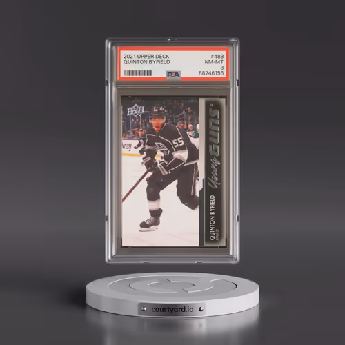 2021-2022 Upper Deck #488 Quinton Byfield (PSA 8 NM-MT)