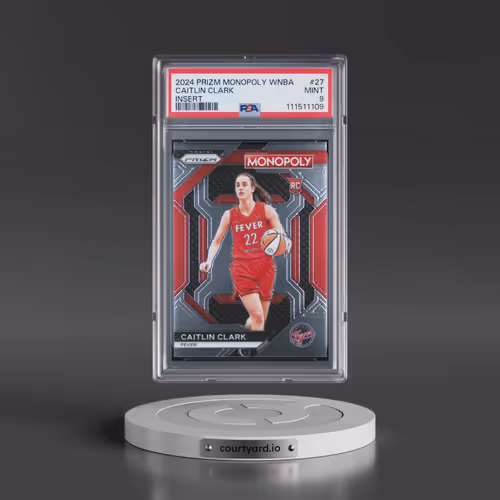 2024 Panini Prizm Monopoly WNBA Insert #WNBA27 Caitlin Clark (PSA 9 MINT)