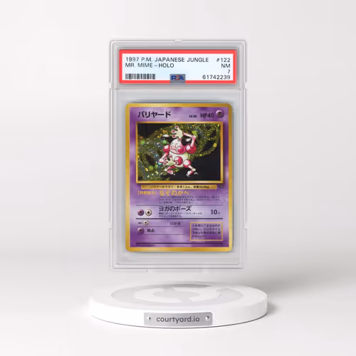 1997 Pokémon Jungle #122 Mr. Mime - Holo (PSA 7 NM)