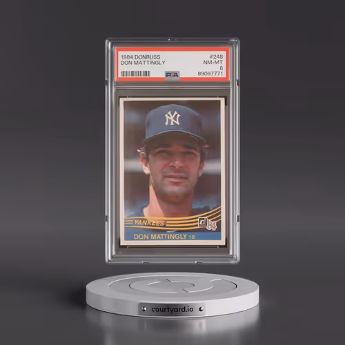 1984 Donruss #248 Don Mattingly (PSA 8 NM-MT)