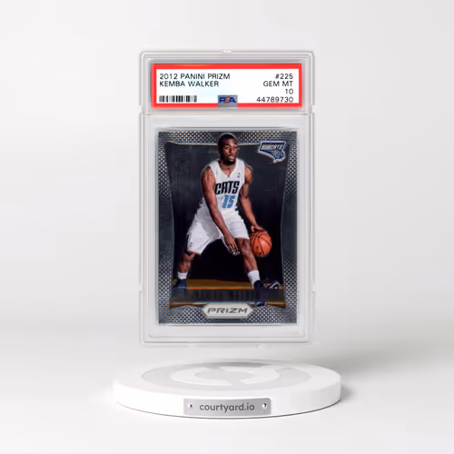 2012 Panini Prizm #225 Kemba Walker (PSA 10 GEM MINT)