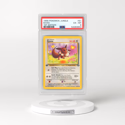 1999 Pokémon Jungle #51 Eevee - 1st Edition (PSA 6 EX-MT)