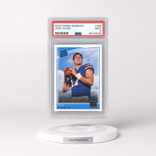 2018 Panini Donruss #304 Josh Allen (PSA 9 MINT)