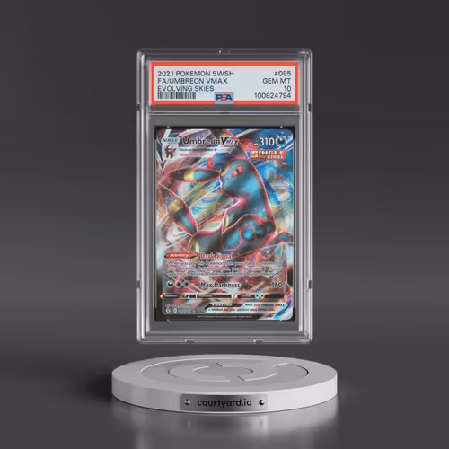 2021 Pokémon Sword & Shield Evolving Skies #095 Umbreon Vmax - Full Art (PSA 10 GEM MINT)