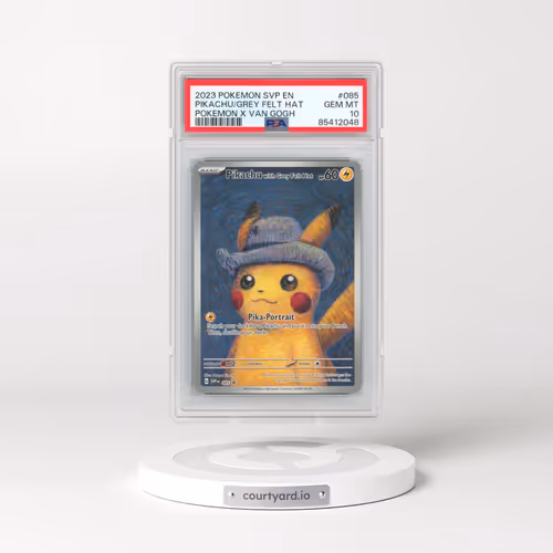 2023 Pokémon Svp EN-SV Black Star Promo #085 Pikachu With Grey Felt Hat - Pokemon X Van Gogh (PSA 10
