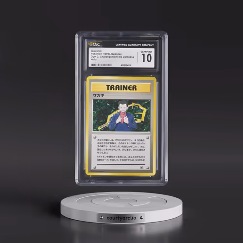 1999 Gym 2: Challenge from the Darkness Giovanni - Holo (CGC 10 GEM MINT)