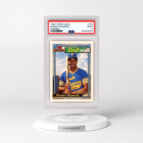 1992 Topps Gold #156 Manny Ramirez - Winner (PSA 9 MINT)