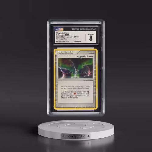 2004 EX Hidden Legends #91/101 Magnetic Storm - Reverse Holo (CGC 8 NM-MT)