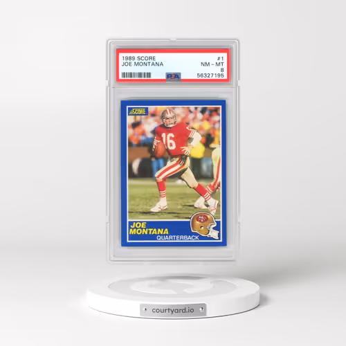 1989 Score #1 Joe Montana (PSA 8 NM-MT)