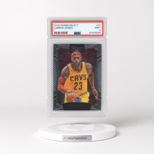 2015 Panini Select #47 LeBron James (PSA 9 MINT)