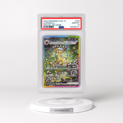 2024 Pokémon Sv8a-Terastal Fest EX #200 Leafeon EX - Holo Special Art Rare (PSA 10 GEM MINT)