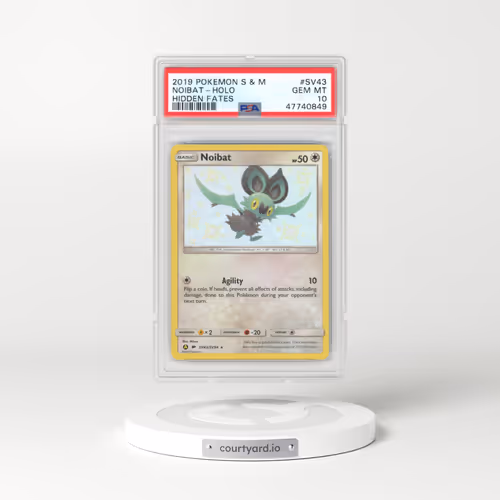 2019 Pokémon Sun & Moon Hidden Fates #SV43 Noibat - Holo (PSA 10 GEM MINT)