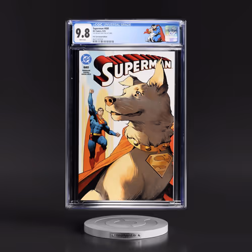 Superman #680 CGC 9.8 White Pages (DC Comics, 9/25) - Universal CGC Convention Edition