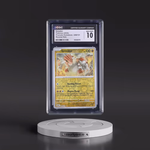 2024 Prismatic Evolutions - PRE EN #049/131 Groudon - Reverse Holo (CGC 10 GEM MINT)