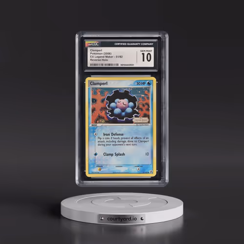 2006 EX Legend Maker #51/92 Clamperl - Reverse Holo (CGC 10 GEM MINT)