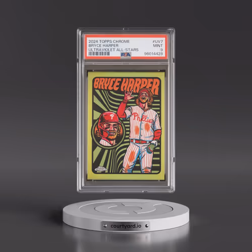2024 Topps Chrome Ultraviolet All-Stars #UV7 Bryce Harper (PSA 9 MINT)