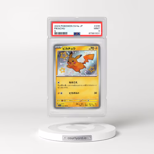 2023 Pokémon Sv4a-Shiny Treasure EX #236 Pikachu - S (PSA 9 MINT)