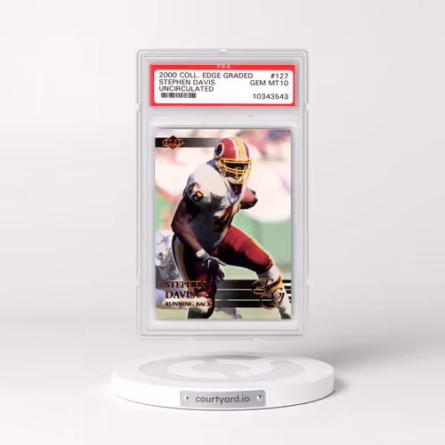2000 Collector's Edge Graded #127 Stephen Davis - Uncirculated (PSA 10 GEM MINT)