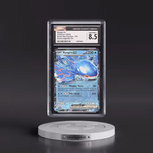 2023 Black Star Promos - Scarlet & Violet SVP EN #178 Kyogre ex - Azure Legends Tin (Holo) (CGC 8.5