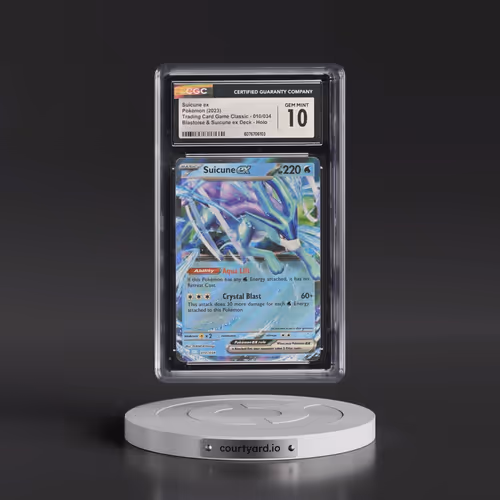 2023 Pokémon Clb-Trading Card Game Classic Blastoise & Suicune EX Deck #010 Suicune EX - Holo (CGC 1
