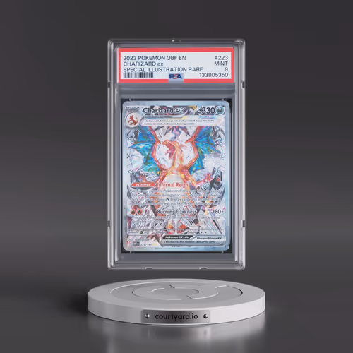 2023 Pokémon Obf EN-Obsidian Flames #223 Charizard EX - Holo Special Illustration Rare (PSA 9 MINT)