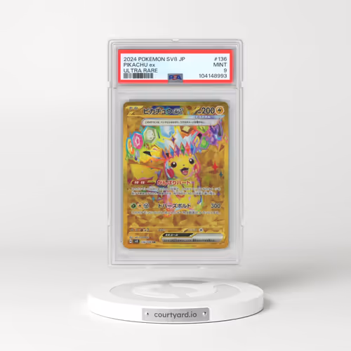 2024 Pokémon SV8-Super Electric Breaker #136 Pikachu EX - Holo Ultra Rare (PSA 9 MINT)