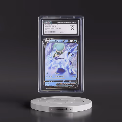 2021 Chilling Reign #045/198 Ice Rider Calyrex V - Holo (CGC 8 NM-MT)