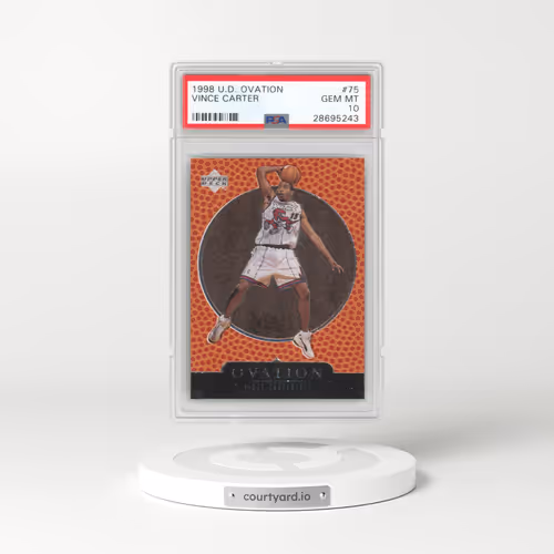1998 Upper Deck Ovation #75 Vince Carter (PSA 10 GEM MINT)