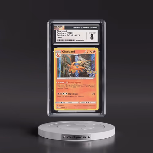 2022 Pokémon GO #010/078 Charizard - Holo (CGC 8 NM-MT)