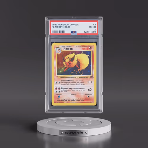 1999 Pokémon Jungle #3 Flareon - Holo (PSA 2 GOOD)