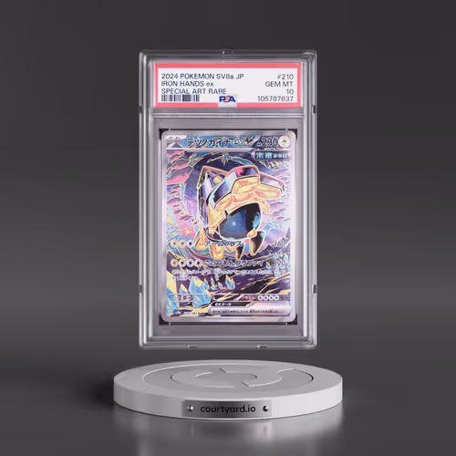 2024 Pokémon Sv8a-Terastal Fest EX #210 Iron Hands EX - Holo Special Art Rare (PSA 10 GEM MINT)