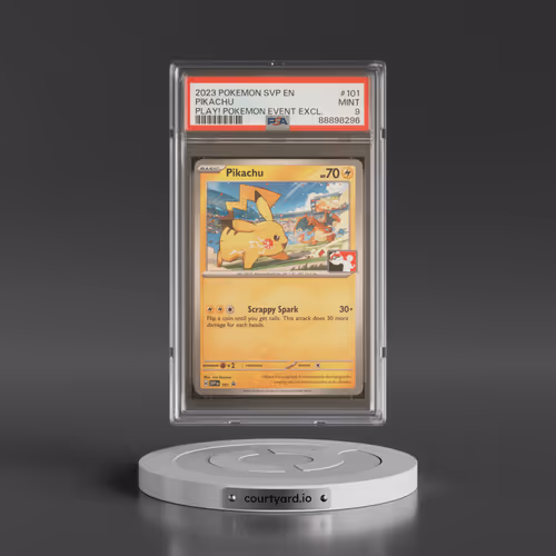 2023 Pokémon Svp EN-SV Black Star Promo #101 Pikachu - Play! Pokemon Event Exclusive (PSA 9 MINT)