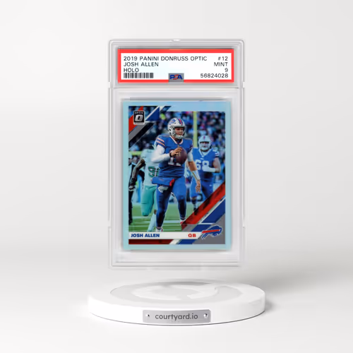 2019 Panini Donruss Optic #12 Josh Allen - Holo (PSA 9 MINT)