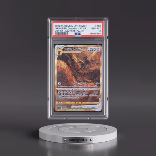 2022 Pokémon Sword & Shield Vstar Universe #260 Origin Forme Dialga Vstar - Full Art Ultra Rare (PSA