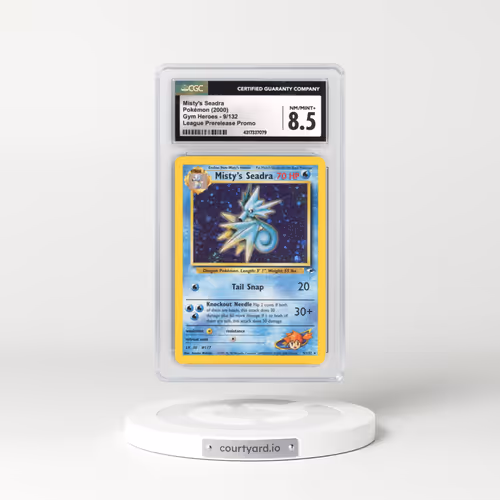 2000 Gym Heroes #9 Misty's Seadra (CGC 8.5 NM-MT+)