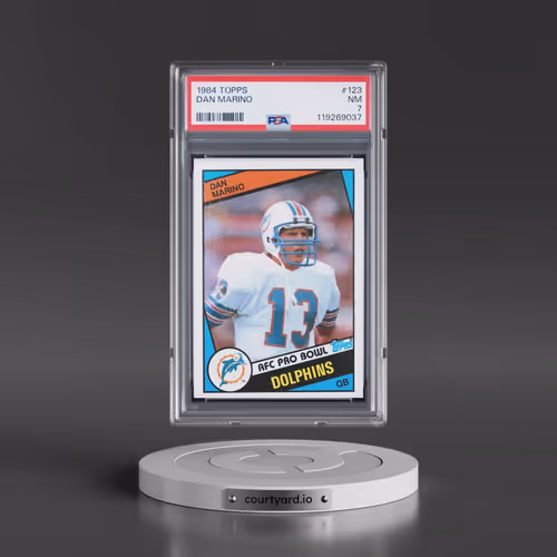 1984 Topps #123 Dan Marino (PSA 7 NM)