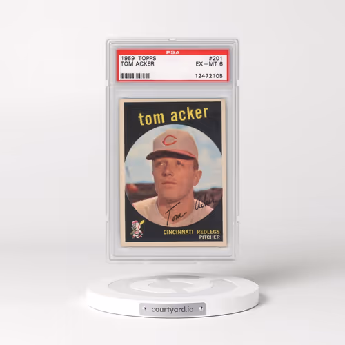 1959 Topps #201 Tom Acker (PSA 6 EX-MT)