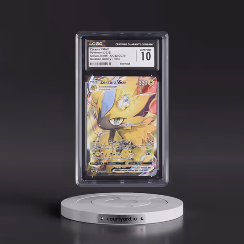 2023 Crown Zenith #GG42/GG70 Zeraora VMAX - Galarian Gallery Holo (CGC 10 GEM MINT)