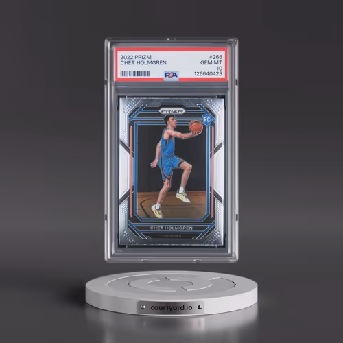 2022 Panini Prizm #266 Chet Holmgren (PSA 10 GEM MINT)