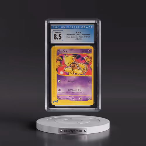2001 Base Expansion Pack #018/128 Abra - 1st Edition (CGC 8.5 NM-MT+)